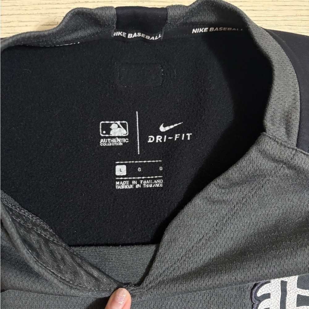 Nike Dark Gray Baseball Pullover - image 4